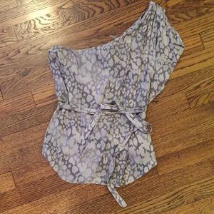 Rebecca Taylor One-shouldered Top